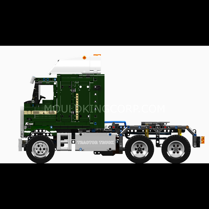 Mould King 13202 Amerikanischer Frontlenker-Truck aus den 1970er Jahren | 2.181 Teile