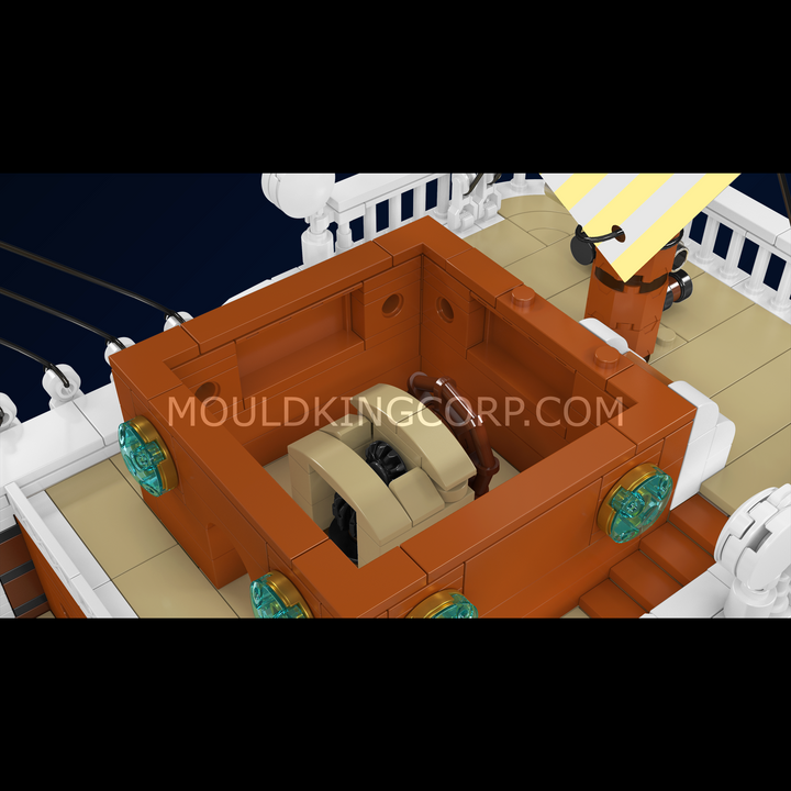 Mould King 13223 Skull Flag Pirate Galleon Building Set | 2,313 Pcs