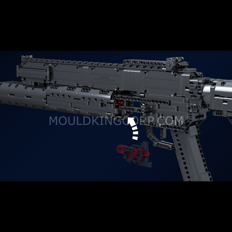MOULD KING 14014 Grenade Toygun Building Toy Gun | 1,333 PCS