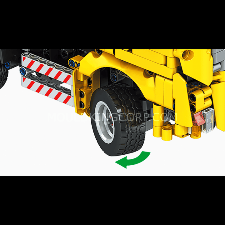Ensemble de construction de camion à benne basculante télécommandé MOULD KING 15025 | 1 012 pièces