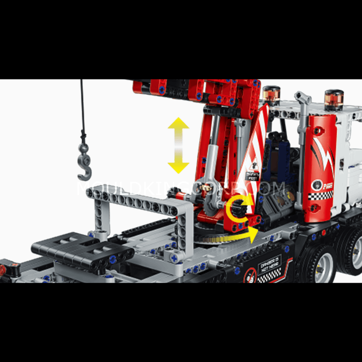 Ensemble de construction de camion de remorquage télécommandé MOULD KING 15027 | 938 pièces