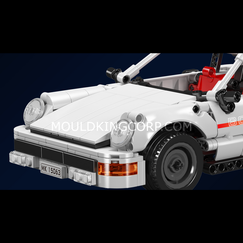 Mould King 15063 911 Pull-Back Sports Car Building Set | 824 Pcs