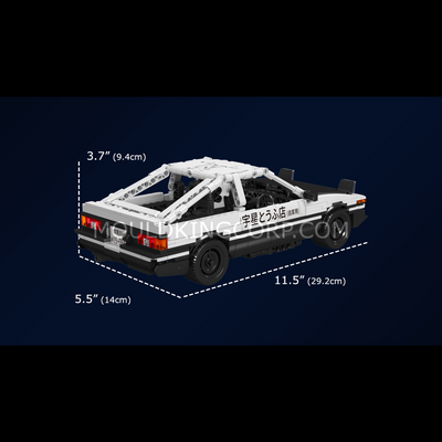 Mould King 15064 AE86 Rennwagen-Bausatz | 790 Teile