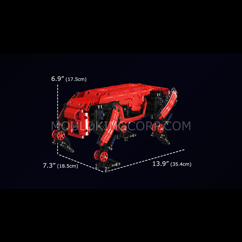 Mould King 15067S Boston Robot Hond Op Afstand Bestuurbare Bouwset | 921 PCS