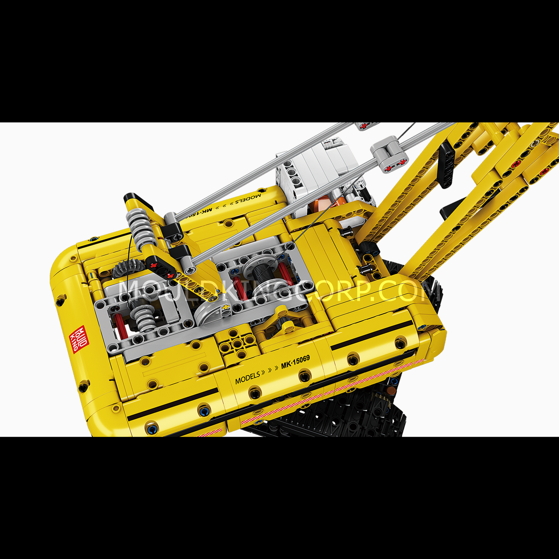  Mould King 15070 Crawler Crane Building Block Kit, Heavy Duty  Crawler Crane Construction Vehicles Model Toy, Remote Control Crane  Building Sets, 1292 Pieces : Toys & Games