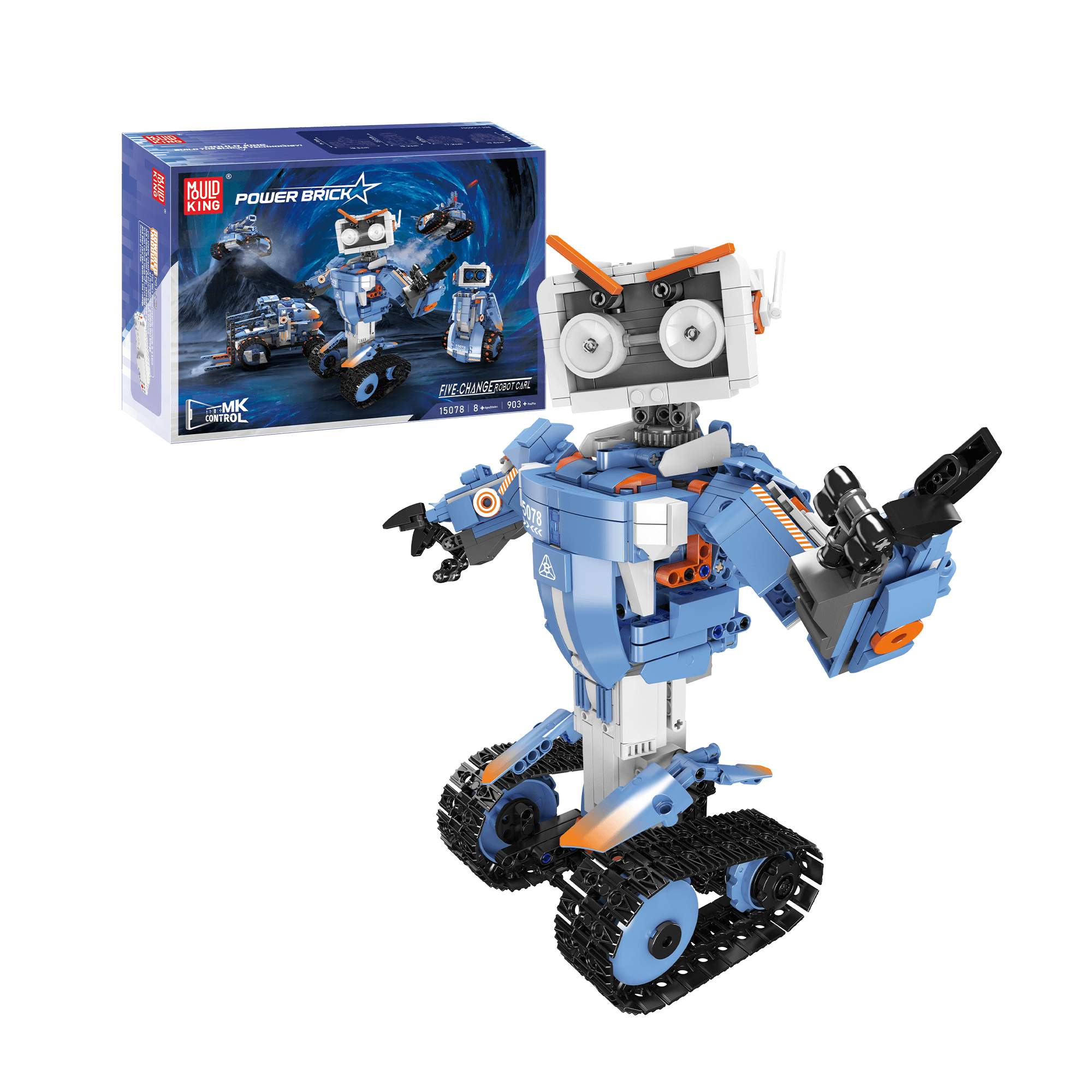 Mould King 15078 5in1 Robot Carl Building Set | 903 PCS – Mould King Corp