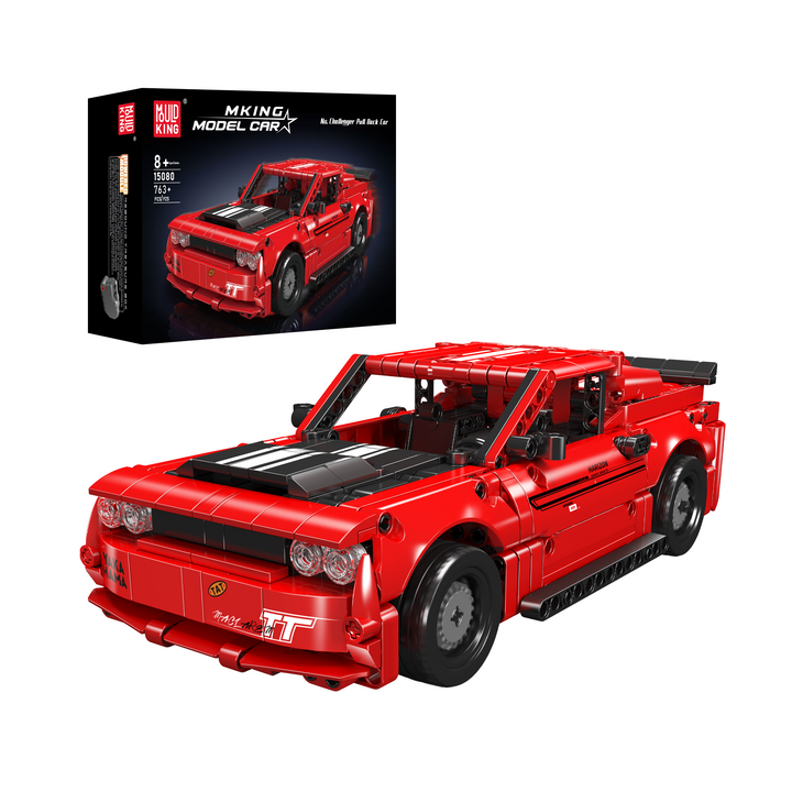 Mould King 15080S Challenger American Muscle Car Modellbausatz | 763 Teile