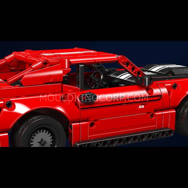 Mould King 15080S Challenger American Muscle Car Modellbausatz | 763 Teile