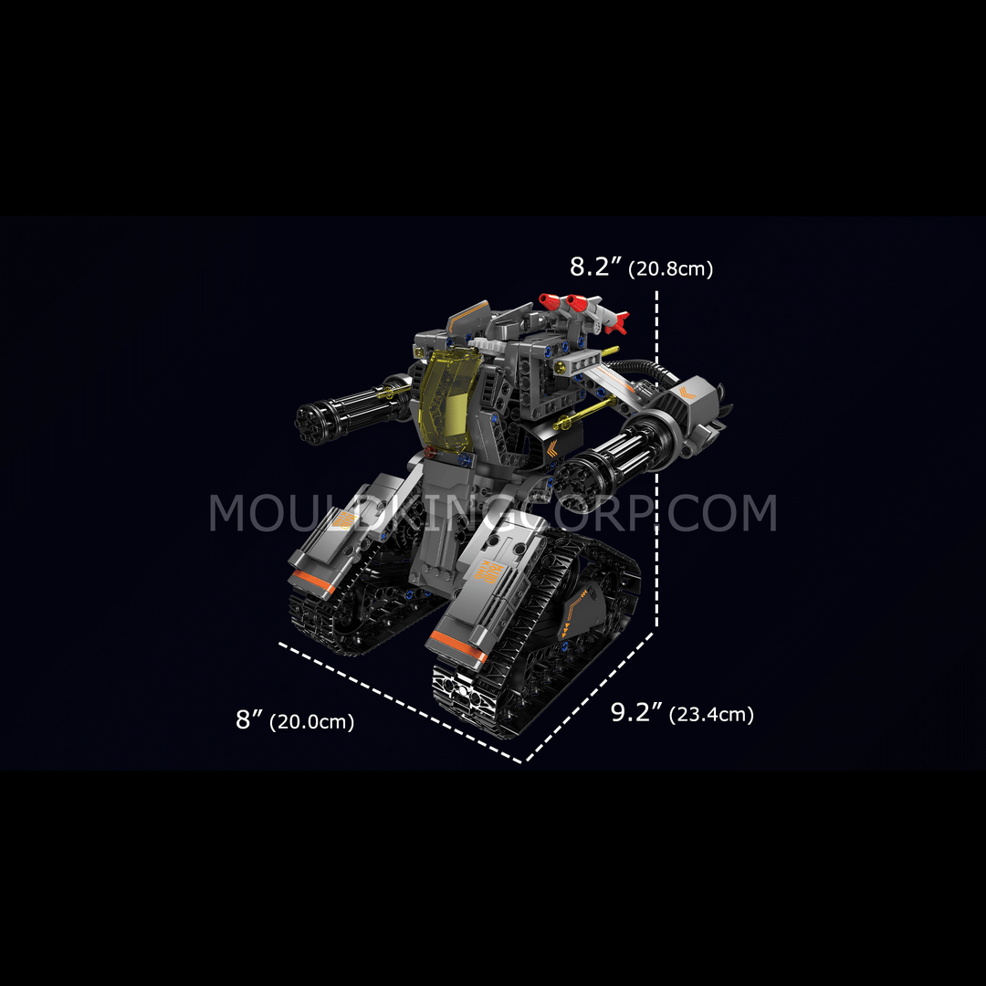Mallenkoning 15083 3in1 Militaire Robots STEM Bouwset | 588 stuks
