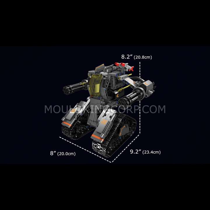 Mallenkoning 15083 3in1 Militaire Robots STEM Bouwset | 588 stuks