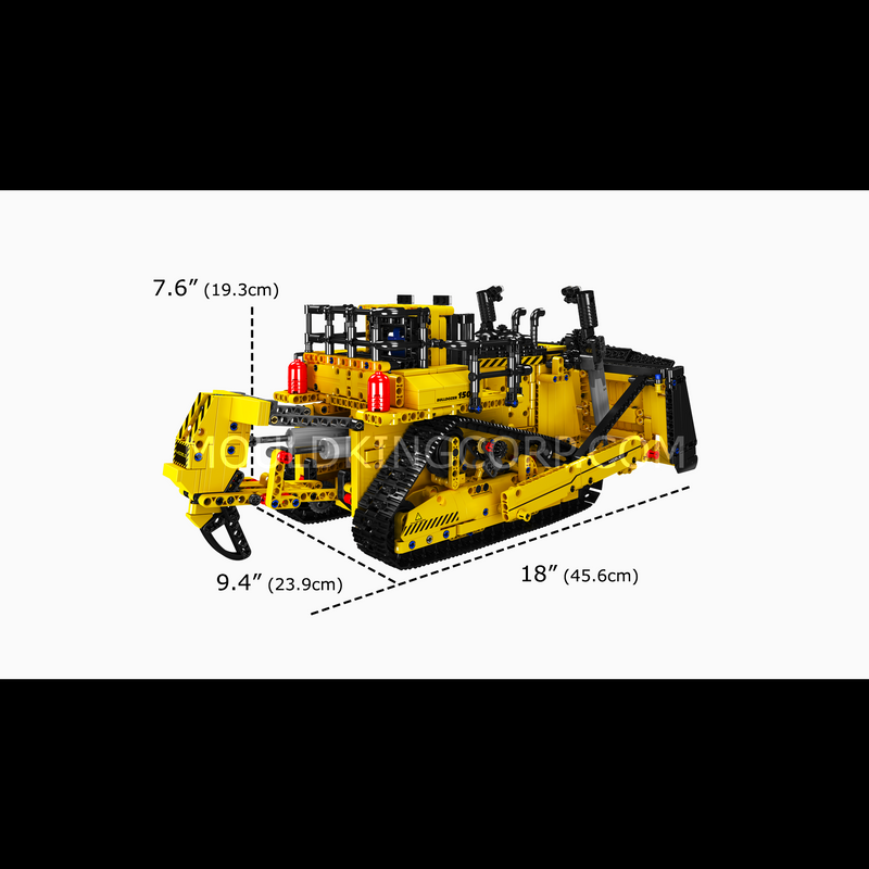 Mould King 15074 D11 Bulldozer Remote Controlled Building Set | 1,508 ...