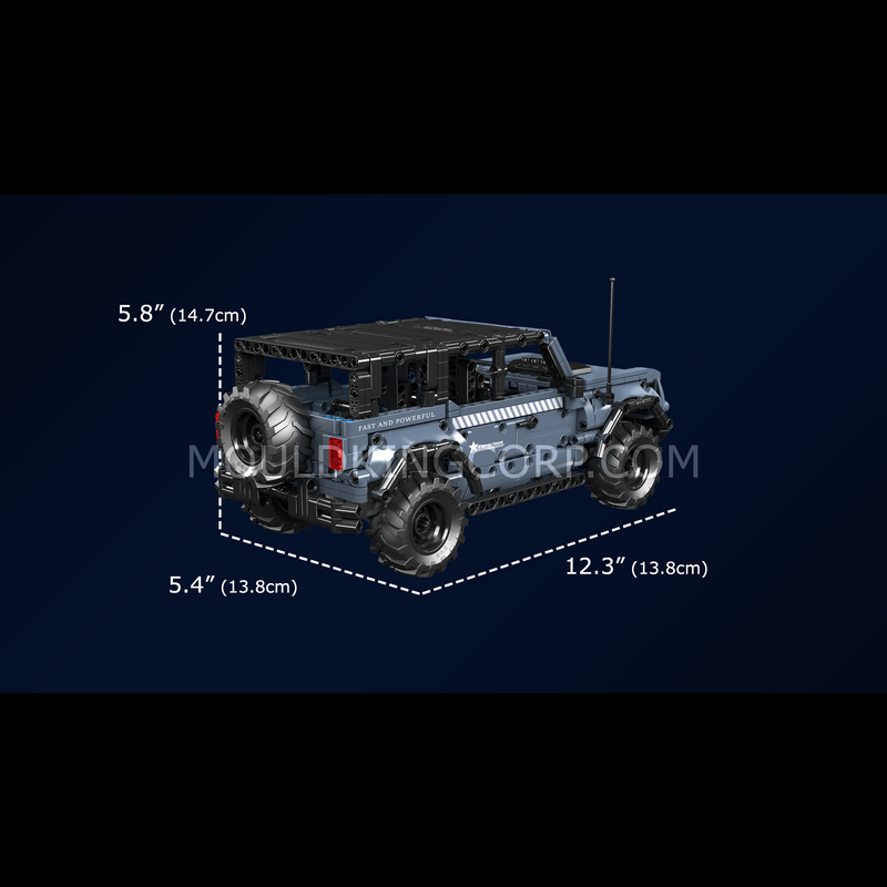 Mould King 15085 Off-Road SUV Pull-Back Building Block Set | 828 Pcs