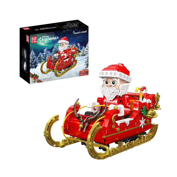 Mould King 15098 Remote Control Santa's Sleigh Building Set | 1,493 Pcs
