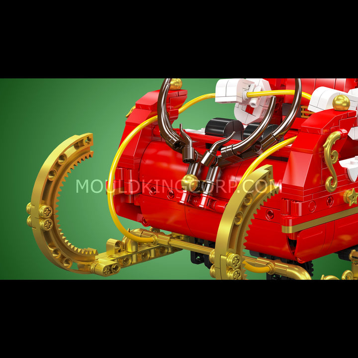 Mould King 15098 Remote Control Santa's Sleigh Building Set | 1,493 Pcs