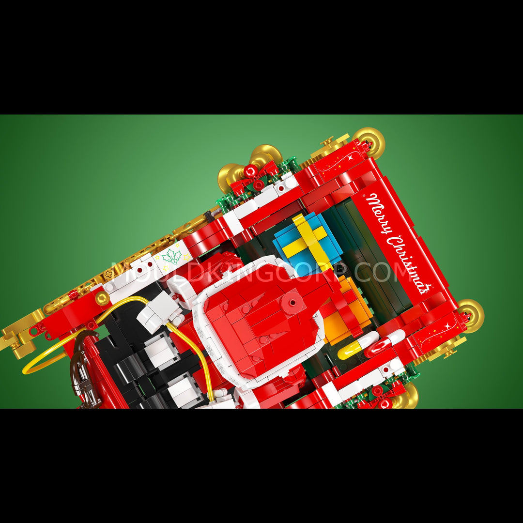 Mould King 15098 Remote Control Santa's Sleigh Building Set | 1,493 Pcs