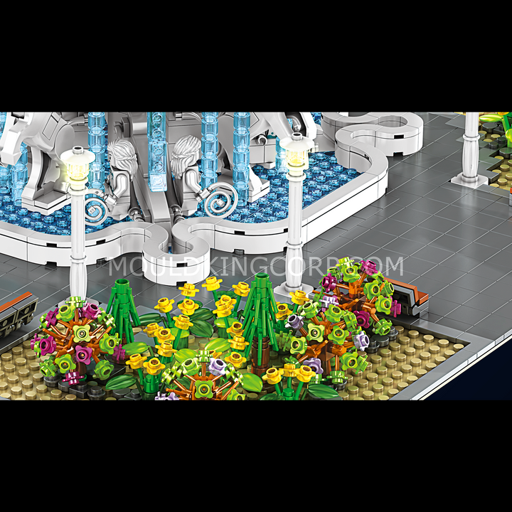 Mould King 16003 Angel Fountain Plaza Building Set | 2,960 Pcs