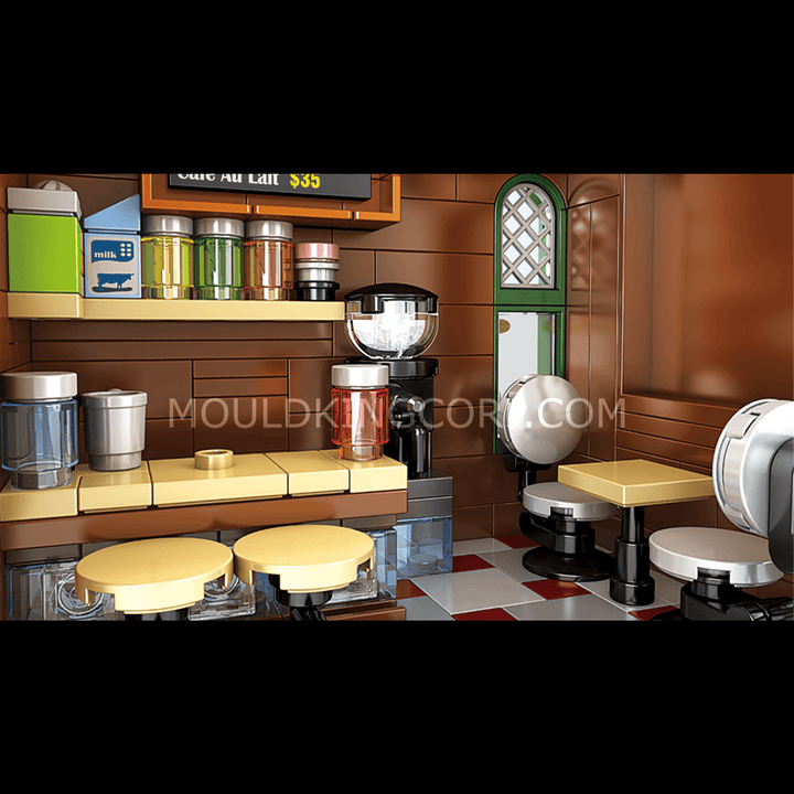 MOULD KING 16008 Coffee House Building Set | 3,103 PCS