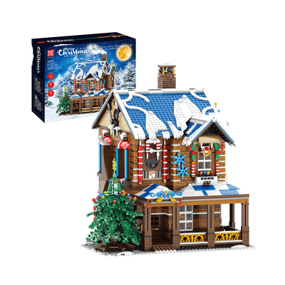 Mould King 16011 Christmas Cabin Snow House Building Set | 3,693 PCS