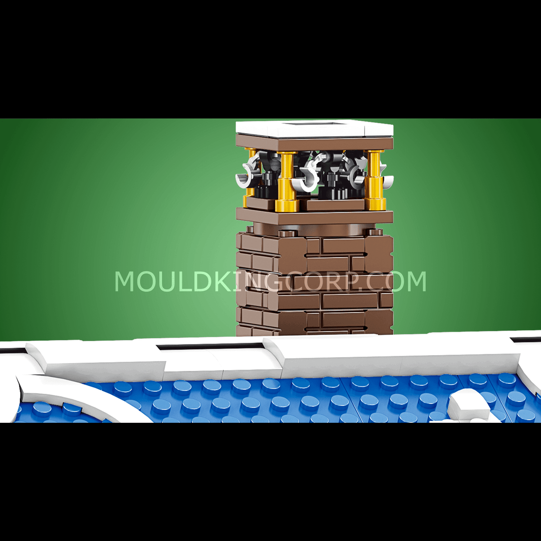 Mallenkoning 16011 kersthut sneeuwhuisje bouwset | 3.693 stuks