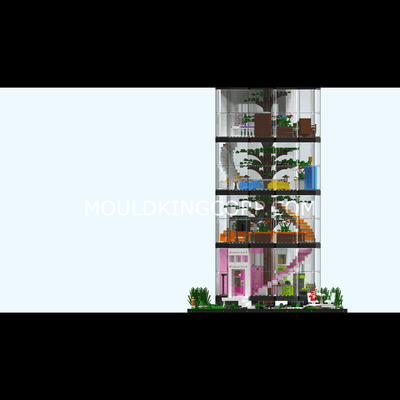 Mould King 16013 Transparent Urban Oasis Building Set | 3,466 Pcs