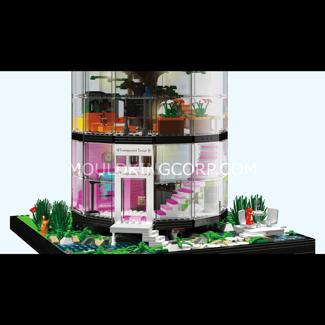 Mallenkoning 16013 Transparante Urban Oasis Bouwset | 3.466 Stuks