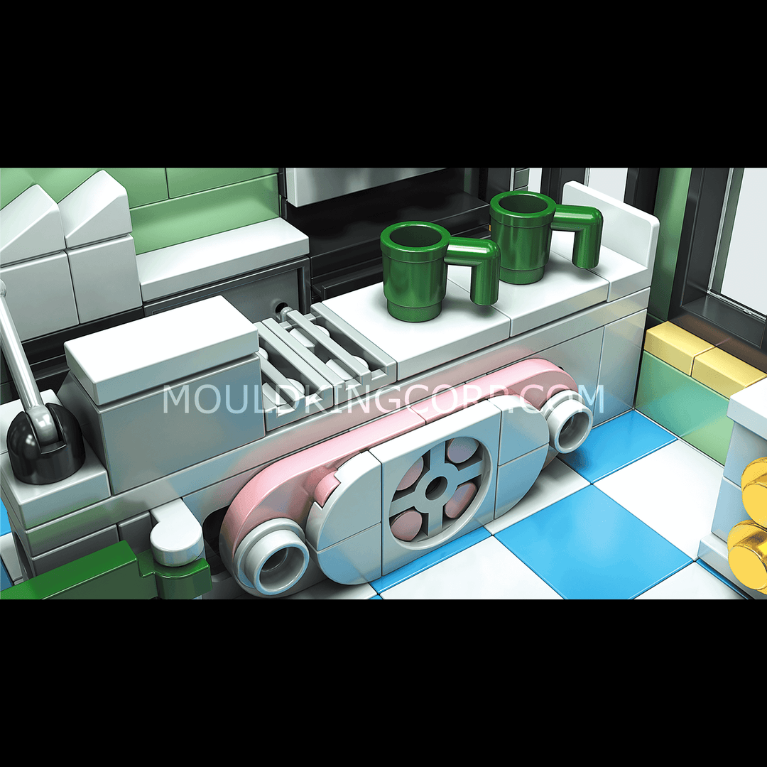 Mould King 16023 Ensemble de construction de restaurant français | 3 096 pièces