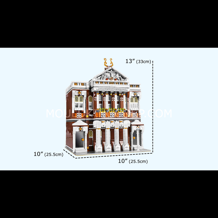 Mould King 16032 Small Town Concert Hall Building Set | 2,875 Pcs