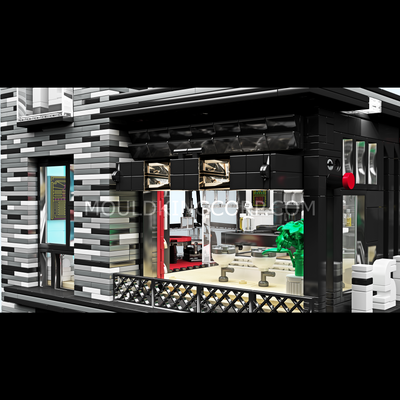 Mould King 16042 Street Modern BAR MOC Building Set | 3,992 PCS