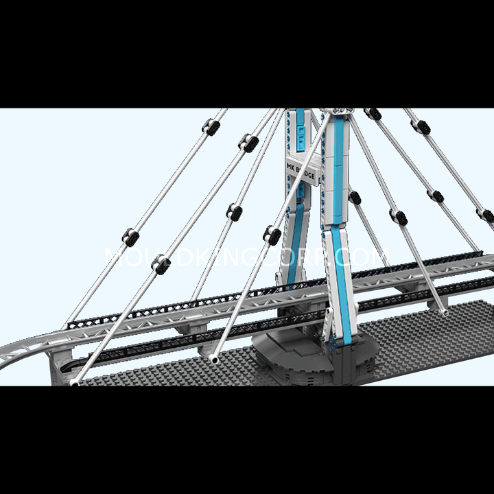 Mallenkoning 16052 gemotoriseerde monorail bouwset | 1.488 stuks