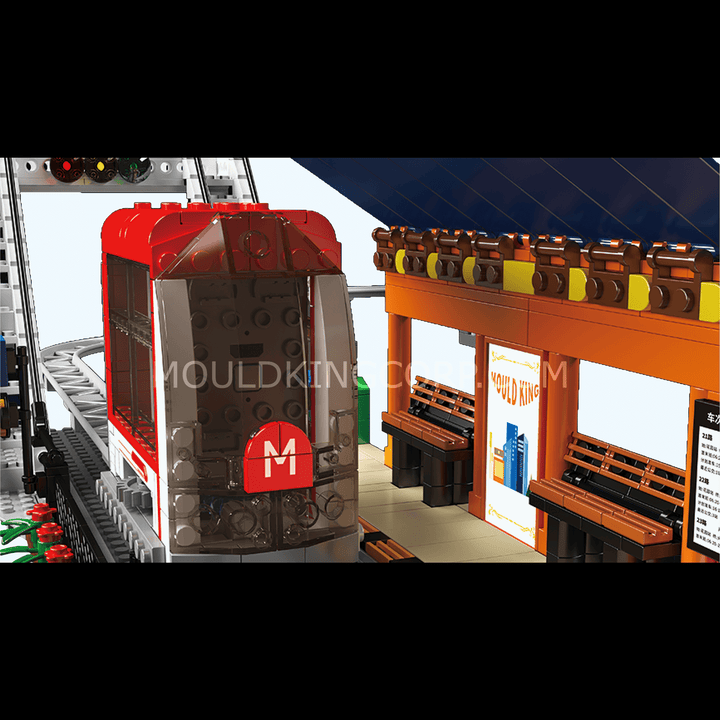 Mallenkoning 16052 gemotoriseerde monorail bouwset | 1.488 stuks