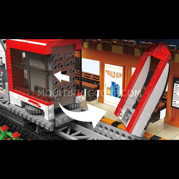 Mallenkoning 16052 gemotoriseerde monorail bouwset | 1.488 stuks