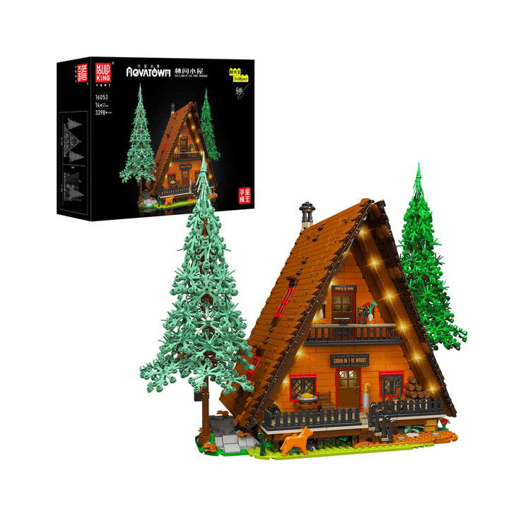 Mould King 16053 Hütte im Wald Bauspielzeug-Set | 3.398 Teile