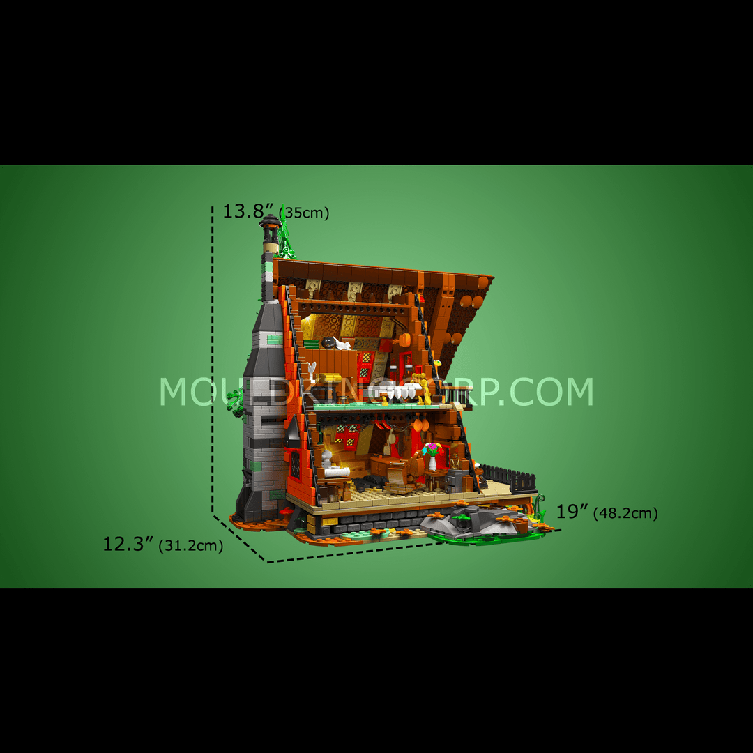 Mould King 16053 Hütte im Wald Bauspielzeug-Set | 3.398 Teile