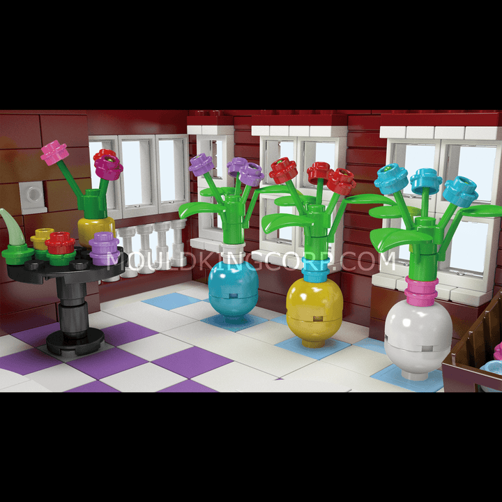 Mould King 16056 NovaTown Flower Shop Building Set | 2,291 Pcs