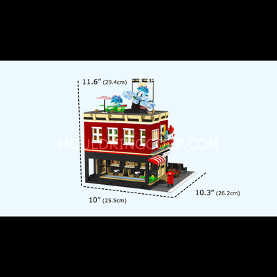 Mould King 16056 NovaTown Flower Shop Building Set | 2,291 Pcs