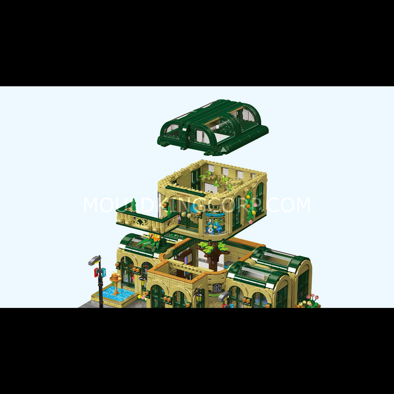 Mould King 16057 Dome Botanical Gardens Building Set | 3,383 Pcs