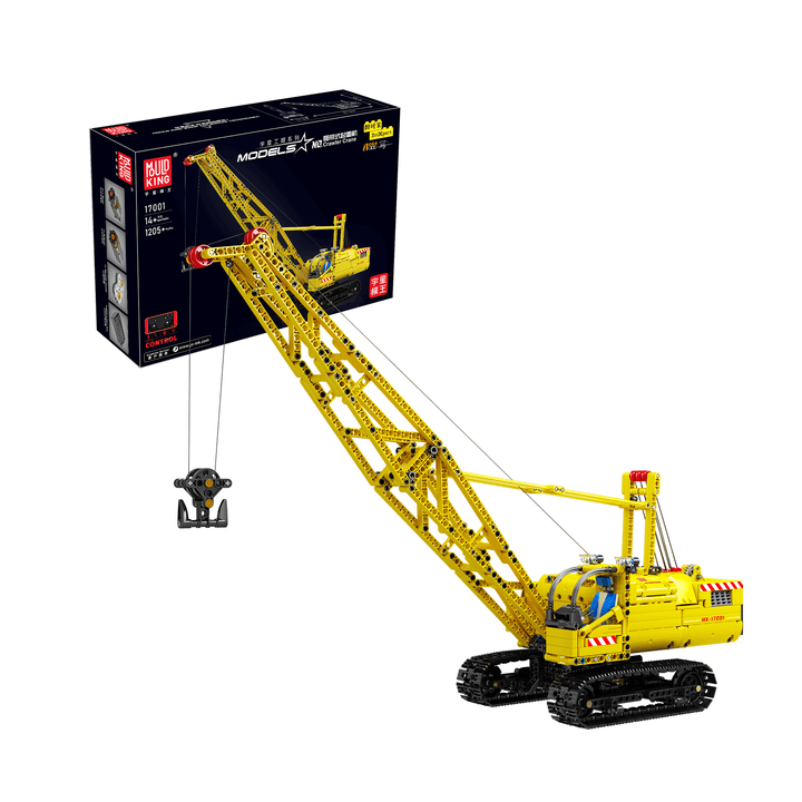 Mould King 17001 Remote Controlled Crawler Crane Building Set | 1,205 Pcs