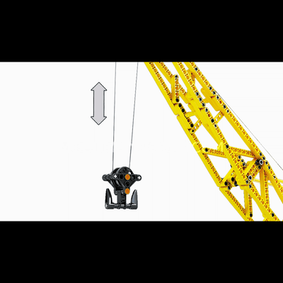 Mould King 17001 Remote Controlled Crawler Crane Building Set | 1,205 Pcs