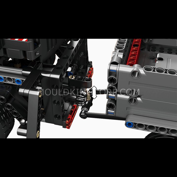 Mould King 17003 Ferngesteuerter Mobilkran-Bausatz | 2.828 Teile