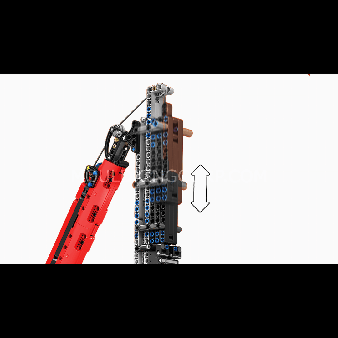 Mould King 17003 Ferngesteuerter Mobilkran-Bausatz | 2.828 Teile