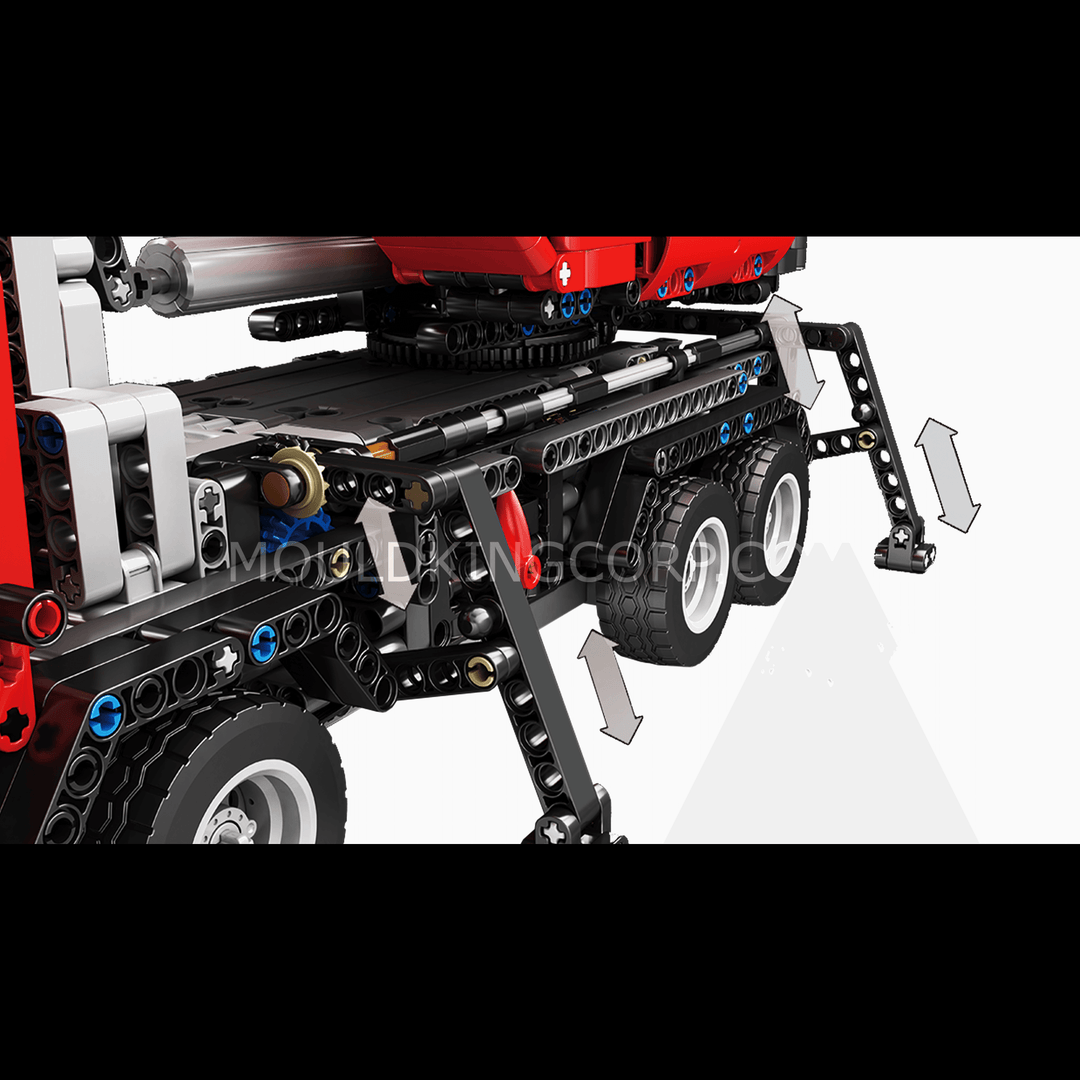 Mould King 17003 Ferngesteuerter Mobilkran-Bausatz | 2.828 Teile