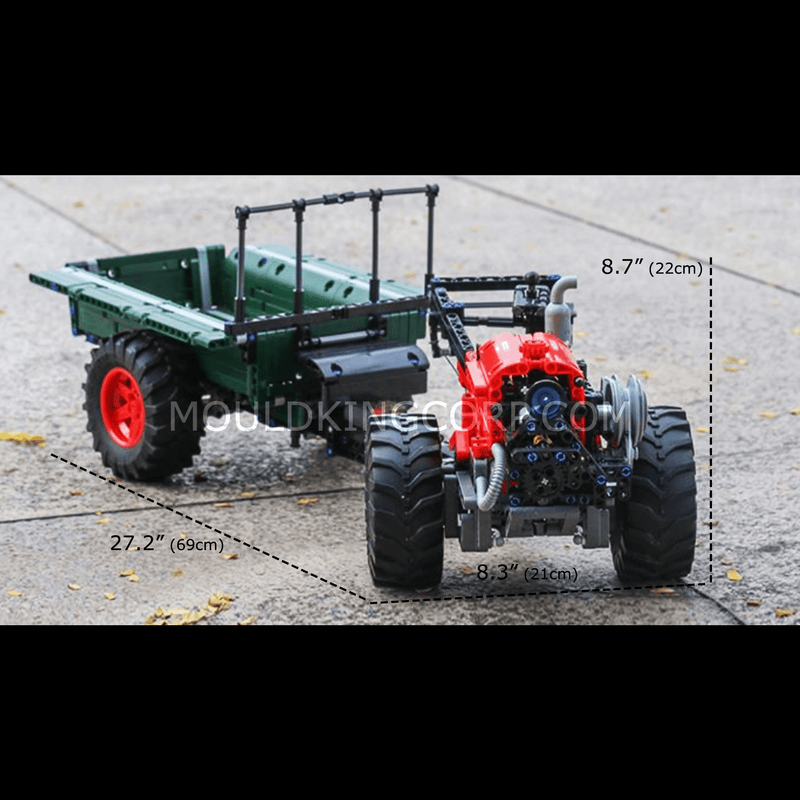 MOULD KING 17005 Remote Control Tractor Building Model Set | 1,312 PCS