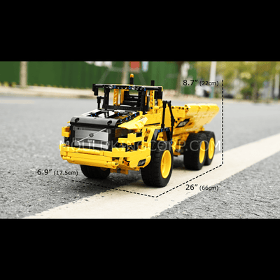 MOULD KING 17010 Remote Control Dump Truck Building Toy Set | 1,888 PCS