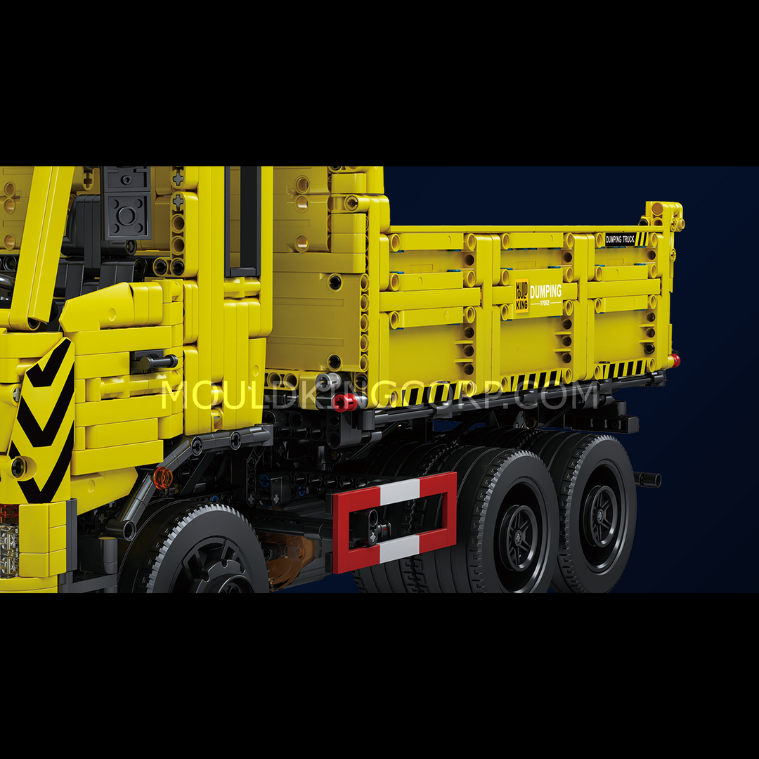 Mould King 17012 Three-Way Tipper Dump Truck Building Set | 3,206 Pcs