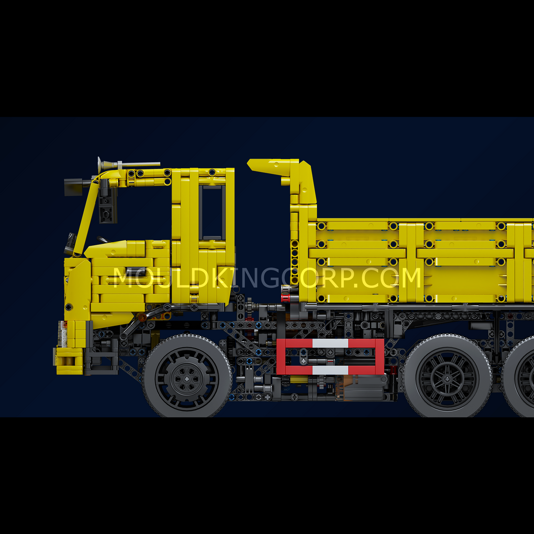 Mould King 17012 Three-Way Tipper Dump Truck Building Set | 3,206 Pcs
