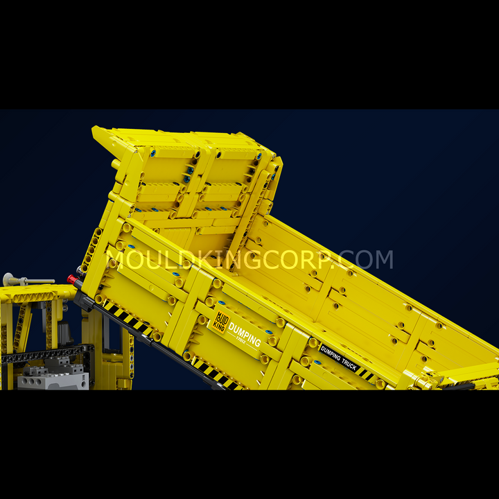 Mould King 17012 Three-Way Tipper Dump Truck Building Set | 3,206 Pcs