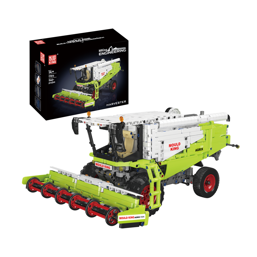 Mould King 17014S KLAIRE LEXOR RC Combine Harvester Building Set | 1,543 Pcs