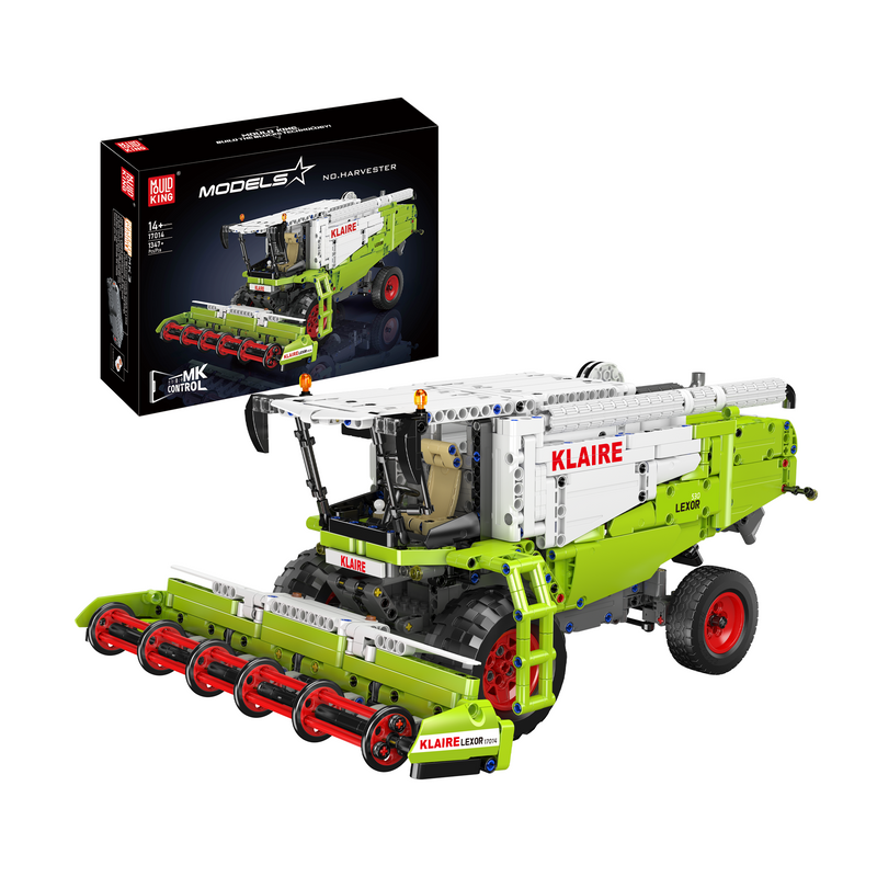 Mould King 17014S Claas Lexion 760 Harvester Building Set | 1,347 Pcs