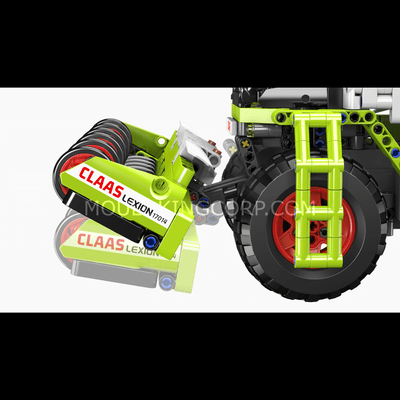 Mould King 17014 Ensemble de construction de moissonneuse-batteuse Claas Lexion 760 | 1 265 pièces