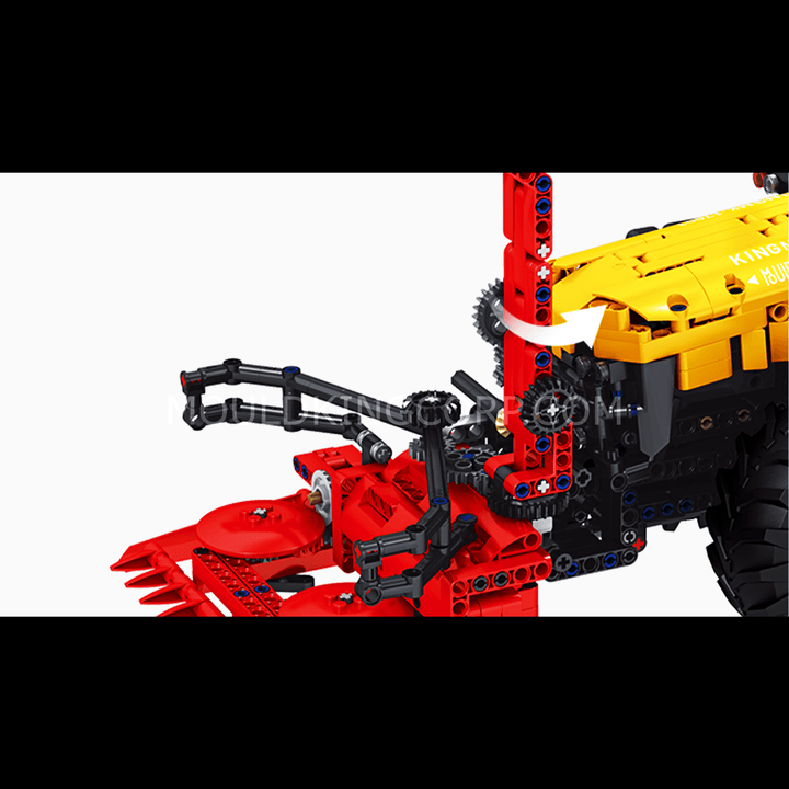 MOULD KING 17019 Ensemble de construction de tracteur agricole télécommandé | 2 596 pièces